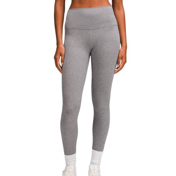 LULULEMON ATHLETICA Wunder Lounge Pant In Heathered Core Medium Grey Size 4 - Picture 1 of 7